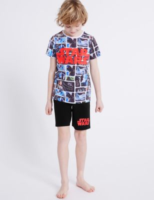 Cotton Rich Star Wars&trade; Short Pyjamas &#40;4-16 Years&#41;